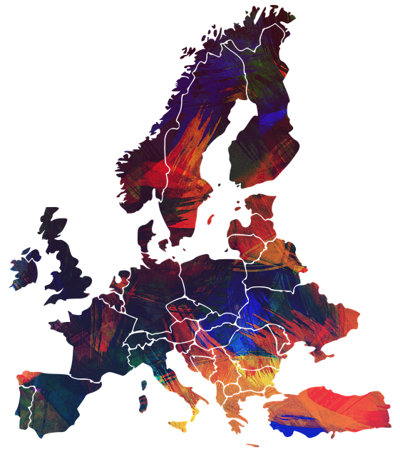 Mapa Európy